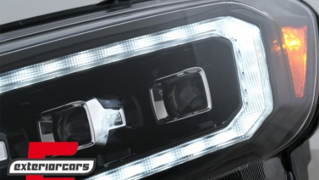 Full LED prednja svjetla LightBar SEQ žmigavci (crna) / Ford Ranger (2015-2022), LPFO94