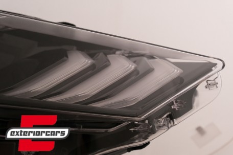 Full LED prednja svjetla RGB DRL SEQ žmigavci (crna) / Ford Mustang VI Facelift (2018-2022), LPFO96