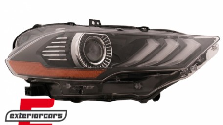 Full LED prednja svjetla RGB DRL SEQ žmigavci (crna) / Ford Mustang VI Facelift (2018-2022), LPFO96