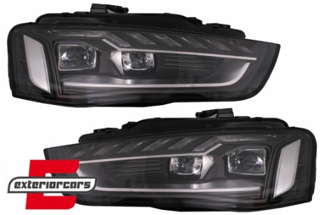 Full LED prednja svjetla SEQ žmigavci A4 B9.5 look / Audi A4 B8.5 Facelift (2012-2015) sa halogenim svjetlima, LPAUH3