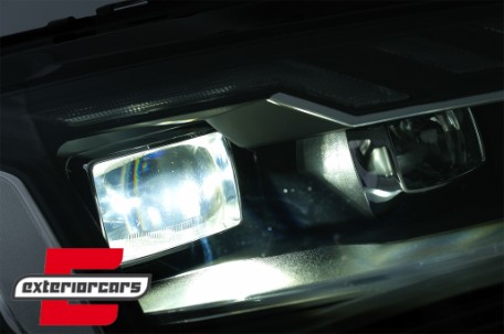 Full LED prednja svjetla SEQ žmigavci A4 B9.5 look / Audi A4 B8.5 Facelift (2012-2015) sa halogenim svjetlima, LPAUH3