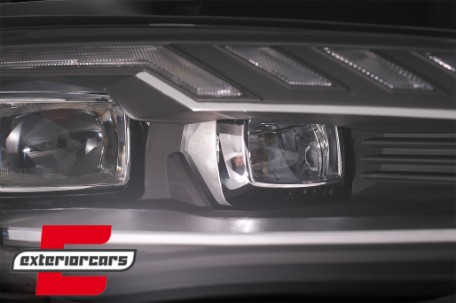 Full LED prednja svjetla SEQ žmigavci A4 B9.5 look / Audi A4 B8.5 Facelift (2012-2015) sa Xenon svjetlima, LPAUH4