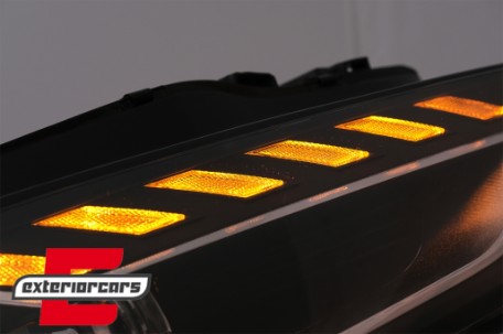 Full LED prednja svjetla SEQ žmigavci A4 B9.5 look / Audi A4 B8.5 Facelift (2012-2015) sa Xenon svjetlima, LPAUH4