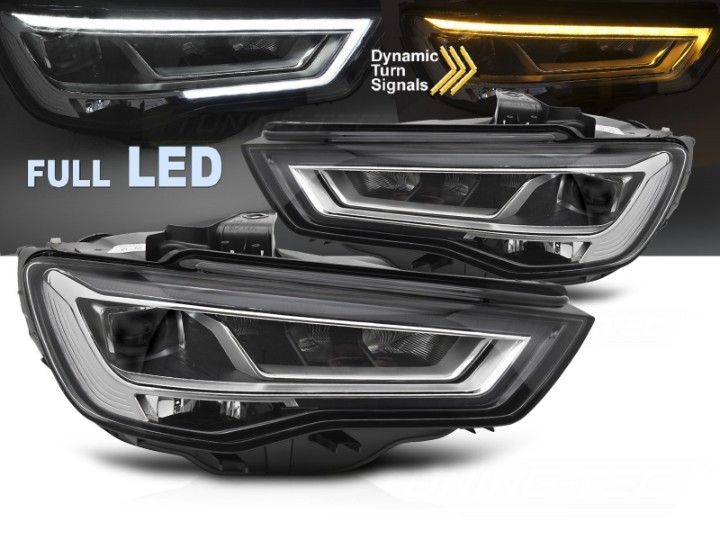 Full LED prednja svjetla SEQ žmigavci / Audi A3 8V (2012-2016) sa halogenim svjetlima, LPAUH1