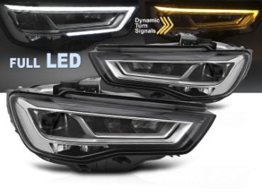 Full LED prednja svjetla SEQ žmigavci / Audi A3 8V (2012-2016) sa halogenim svjetlima, LPAUH1