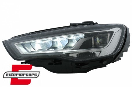 Full LED prednja svjetla SEQ žmigavci / Audi A3 8V (2012-2016) sa halogenim svjetlima, LPAUH1