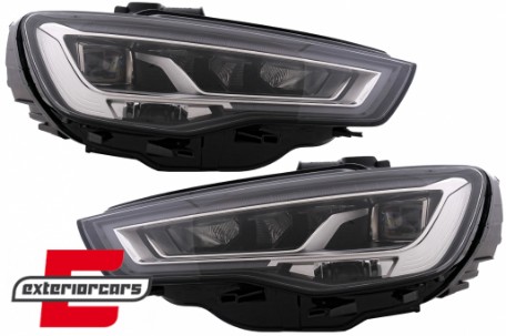 Full LED prednja svjetla SEQ žmigavci / Audi A3 8V (2012-2016) sa halogenim svjetlima, LPAUH1