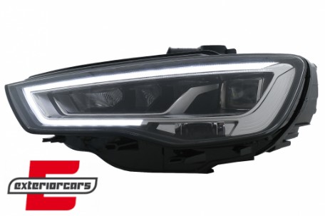 Full LED prednja svjetla SEQ žmigavci / Audi A3 8V (2012-2016) sa halogenim svjetlima, LPAUH1