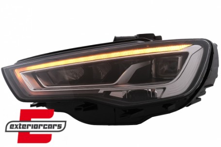 Full LED prednja svjetla SEQ žmigavci / Audi A3 8V (2012-2016) sa halogenim svjetlima, LPAUH1