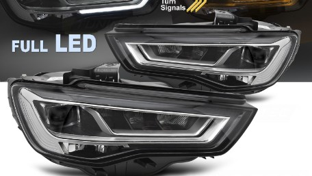 Full LED prednja svjetla SEQ žmigavci / Audi A3 8V (2012-2016) sa Xenon svjetlima, LPAUH2