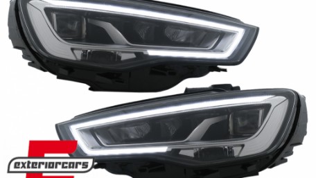Full LED prednja svjetla SEQ žmigavci / Audi A3 8V (2012-2016) sa Xenon svjetlima, LPAUH2