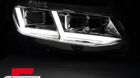 Full LED prednja svjetla SEQ žmigavci (chrome) / Chevrolet Camaro (2016-2018), LPCT22