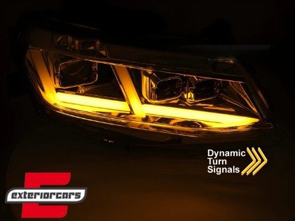 Full LED prednja svjetla SEQ žmigavci (chrome) / Chevrolet Camaro (2016-2018), LPCT22