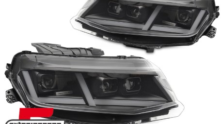 Full LED prednja svjetla SEQ žmigavci (crna) / Chevrolet Camaro (2016-2018), LPCT23