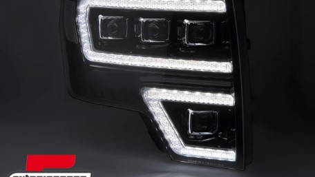 Full LED prednja svjetla SEQ žmigavci (crna) / FORD F150 MK12 (2008-2014), LPFOA2