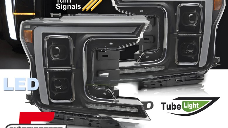 Full LED prednja svjetla SEQ žmigavci (crna) / FORD F150 Mk13 Facelift (2017-2020), LPFOB8
