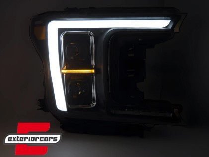 Full LED prednja svjetla SEQ žmigavci (crna) / FORD F150 Mk13 Facelift (2017-2020), LPFOB8