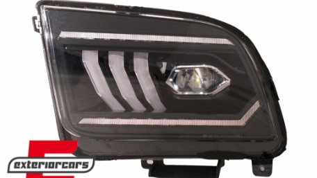 Full LED prednja svjetla SEQ žmigavci (crna) / Ford Mustang V (2004-2009), LPFO99