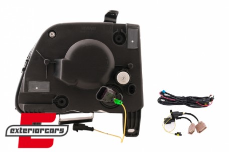 Full LED prednja svjetla SEQ žmigavci (crna) / Ford Mustang V (2004-2009), LPFO99