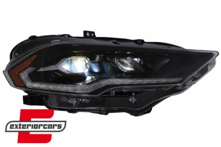 Full LED prednja svjetla SEQ žmigavci (crna) / Ford Mustang VI Facelift (2018-2023), LPFO97