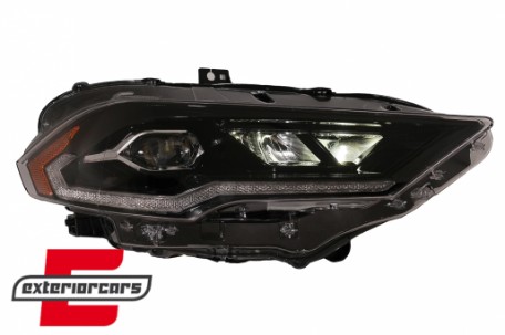 Full LED prednja svjetla SEQ žmigavci (crna) / Ford Mustang VI Facelift (2018-2023), LPFO97