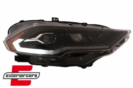 Full LED prednja svjetla SEQ žmigavci (crna) / Ford Mustang VI Facelift (2018-2023), LPFO97