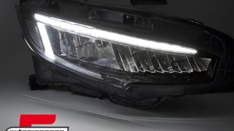 Full LED prednja svjetla SEQ žmigavci (crna) / Honda Civic Mk10 (2016-2021), LPHO36