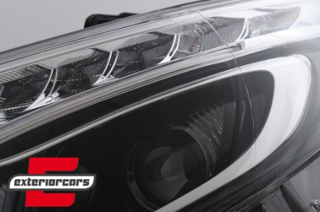 Full LED prednja svjetla SEQ žmigavci (crna) / Mercedes V-klasa W447 Vito (2014-2023), LPMEF5