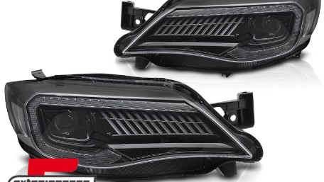 Full LED prednja svjetla SEQ žmigavci (crna) Subaru WRX (2008-2014), LPSU22
