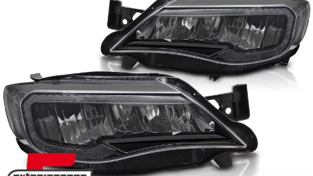 Full LED prednja svjetla SEQ žmigavci (crna) Subaru WRX (2008-2014), LPSU23