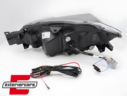 Full LED prednja svjetla SEQ žmigavci (crna) Subaru WRX (2008-2014), LPSU23
