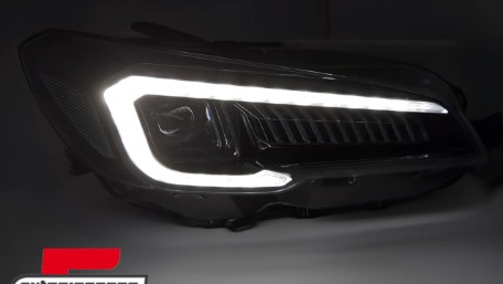 Full LED prednja svjetla SEQ žmigavci (crna) / Subaru WRX (2014-2021), LPSU24