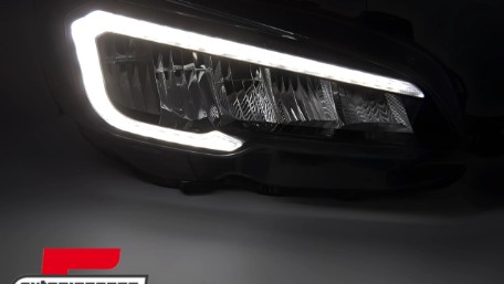 Full LED prednja svjetla SEQ žmigavci (crna) / Subaru WRX (2014-2021), LPSU25