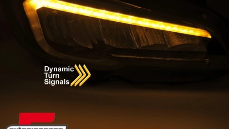 Full LED prednja svjetla SEQ žmigavci (crna) / Subaru WRX (2014-2021), LPSU25