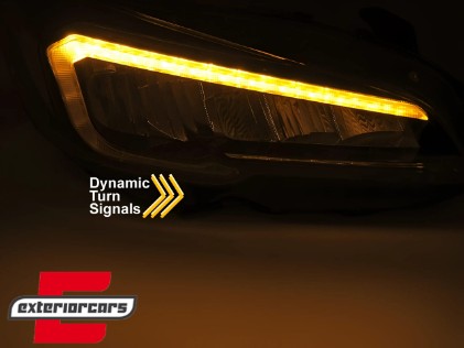 Full LED prednja svjetla SEQ žmigavci (crna) / Subaru WRX (2014-2021), LPSU25