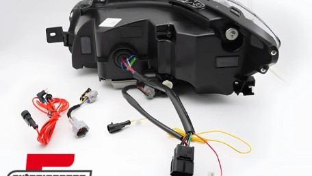 Full LED prednja svjetla SEQ žmigavci (crna) / Subaru WRX (2014-2021), LPSU25