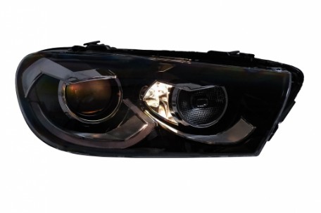 Full LED prednja svjetla SEQ žmigavci (crna) / / VW Scirocco (2008-08.2014), LPVWZ2