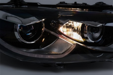 Full LED prednja svjetla SEQ žmigavci (crna) / / VW Scirocco (2008-08.2014), LPVWZ2