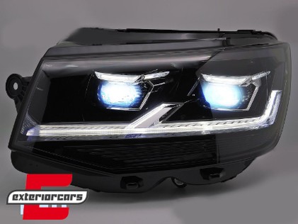 Full LED prednja svjetla SEQ žmigavci (crna) / VW T6 (2015-2019), LPVWX8