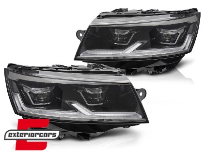 Full LED prednja svjetla SEQ žmigavci (crna) / VW T6.1 (2020-2023), LPVWX9