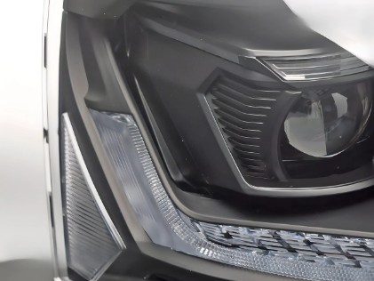 Full LED prednja svjetla SEQ žmigavci (crna) / VW Transporter Caravelle Multivan T5.1 Facelift (2010-2015), LPVX32