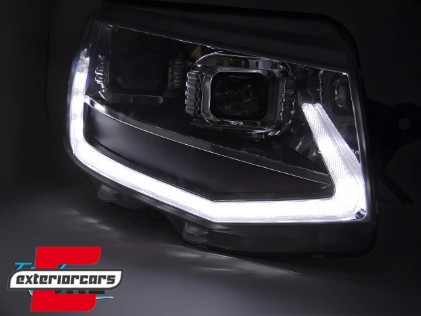 Full LED prednja svjetla SEQ žmigavci (crna) / VW Transporter T6 (2015-2019), LPVWX7