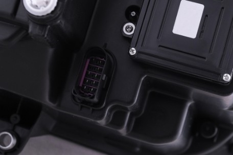 Full LED prednja svjetla SEQ žmigavci (crna/chrome) / VW Transporter Caravelle Multivan T5.1 Facelift (2010-2015), LPVX31