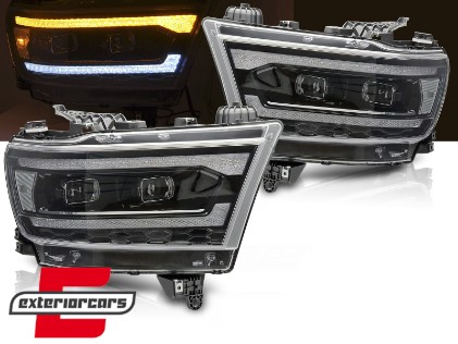 Full LED prednja svjetla SEQ žmigavci / DODGE RAM (2019-2022), LPDO31