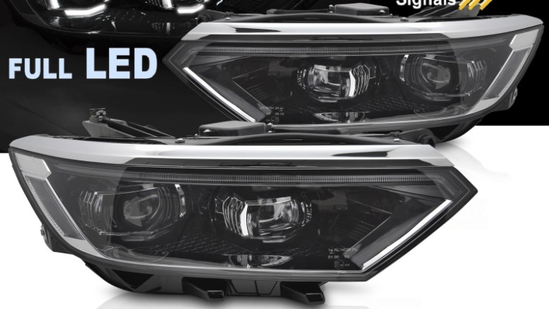 Full LED prednja svjetla SEQ žmigavci Facelift 2020 look / VW Passat B8 3G (2014-2019), LPVX14