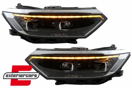 Full LED prednja svjetla SEQ žmigavci Facelift 2020 look / VW Passat B8 3G (2014-2019), LPVX14
