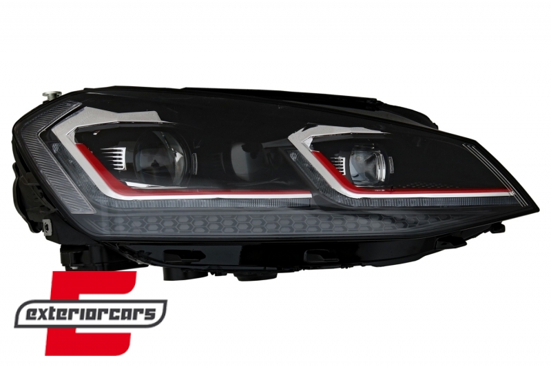 Full LED prednja svjetla SEQ žmigavci Facelift G7.5 GTI look / VW Golf 7 VII (2012-2017), LPVWZ0