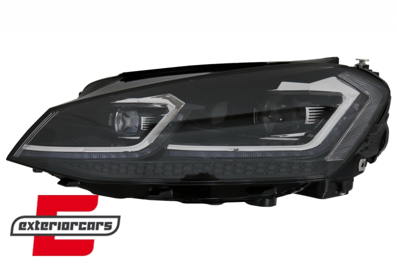 Full LED prednja svjetla SEQ žmigavci Facelift G7.5 R line look / VW Golf 7 VII (2012-2017), LPVWZ1
