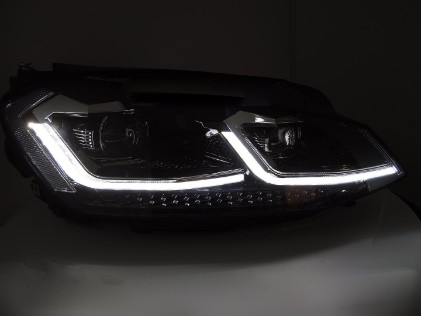 Full LED prednja svjetla SEQ žmigavci Facelift G7.5 R line look / VW Golf 7 VII (2012-2017), LPVX07