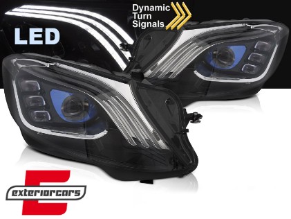 Full LED prednja svjetla SEQ žmigavci Facelift look / Mercedes S-klasa W222 (2013-2017), LPMEE9